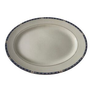 National Vintage China NAI11 Oval Serving Platter  13” x 10” Made In USA